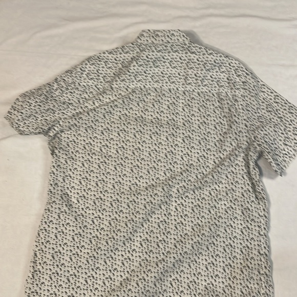 Saks Fifth Avenue Black Label Men’s Hawaiian Shirt Sleeve Casual Shirt Size XL - Picture 6 of 6